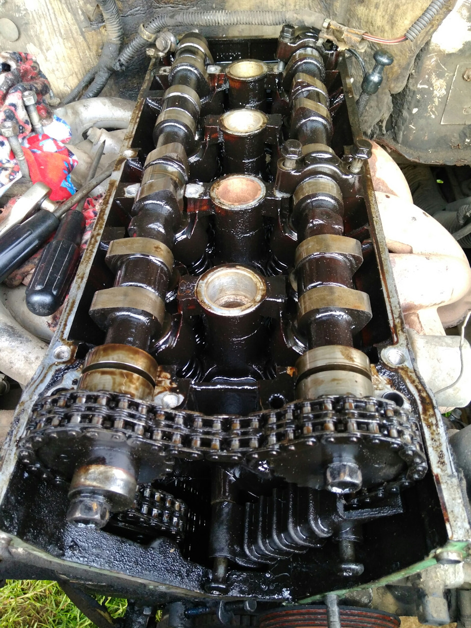 Замена прокладки под головкой — ГАЗ Газель, 2,4 л, 2003 года | своими ...