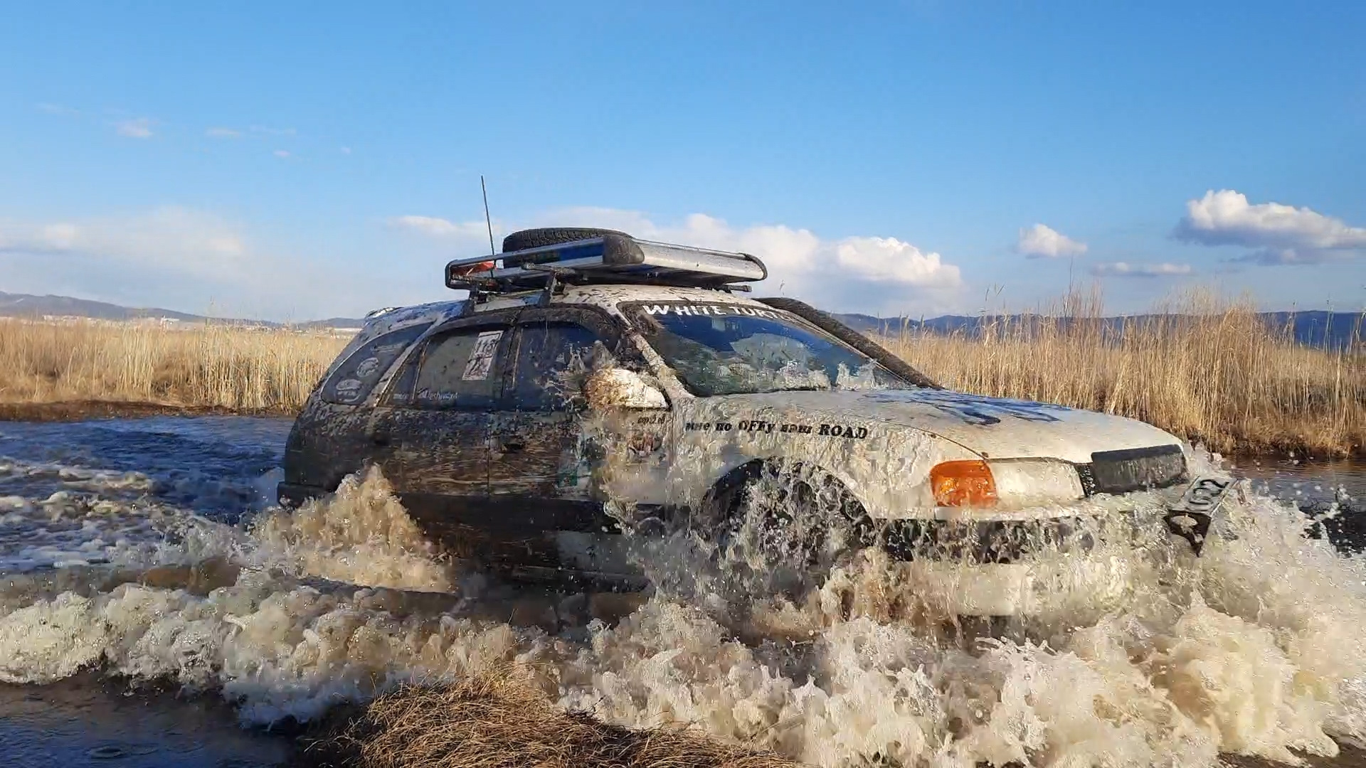 322.В поисках первой грязи. Видео. — Toyota Sprinter Carib (111), 1,6 л,  1996 года | покатушки | DRIVE2