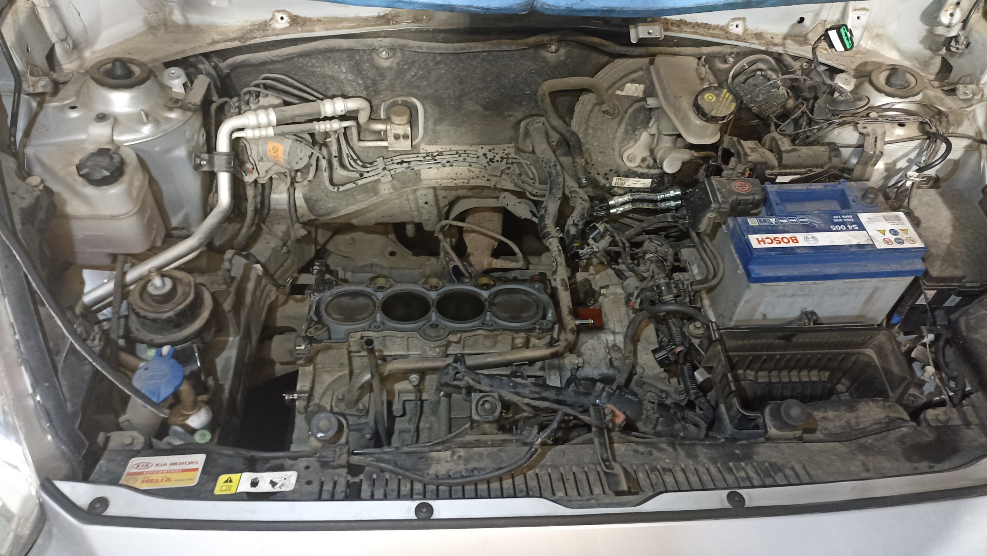 Внезапно обнаружилась течь антифриза из под головки блока — KIA Venga ...