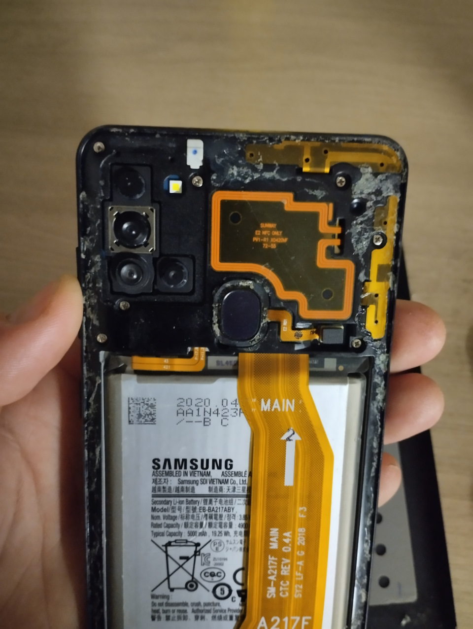 Замена платы на Samsung A21S (микрафон, гарнитура, зарядка) — DRIVE2