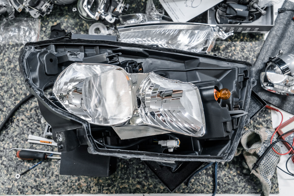 Как снять фару веста нг Установка светодиодных линз на Лада Веста / Lada Vesta - Xenonshop.ru на DRIVE2