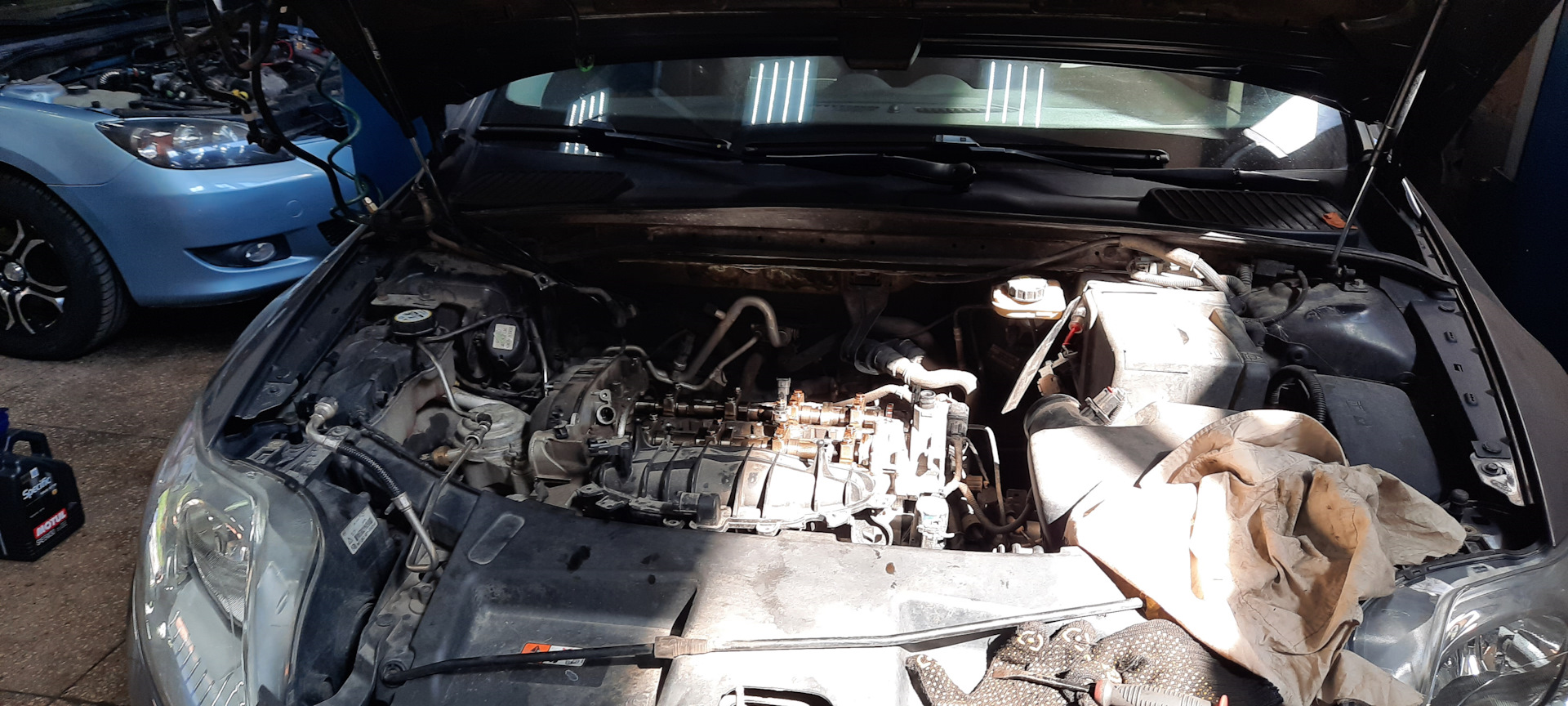 Трещина в блоке цилиндров — Ford Mondeo IV, 1,6 л, 2012 года | поломка ...