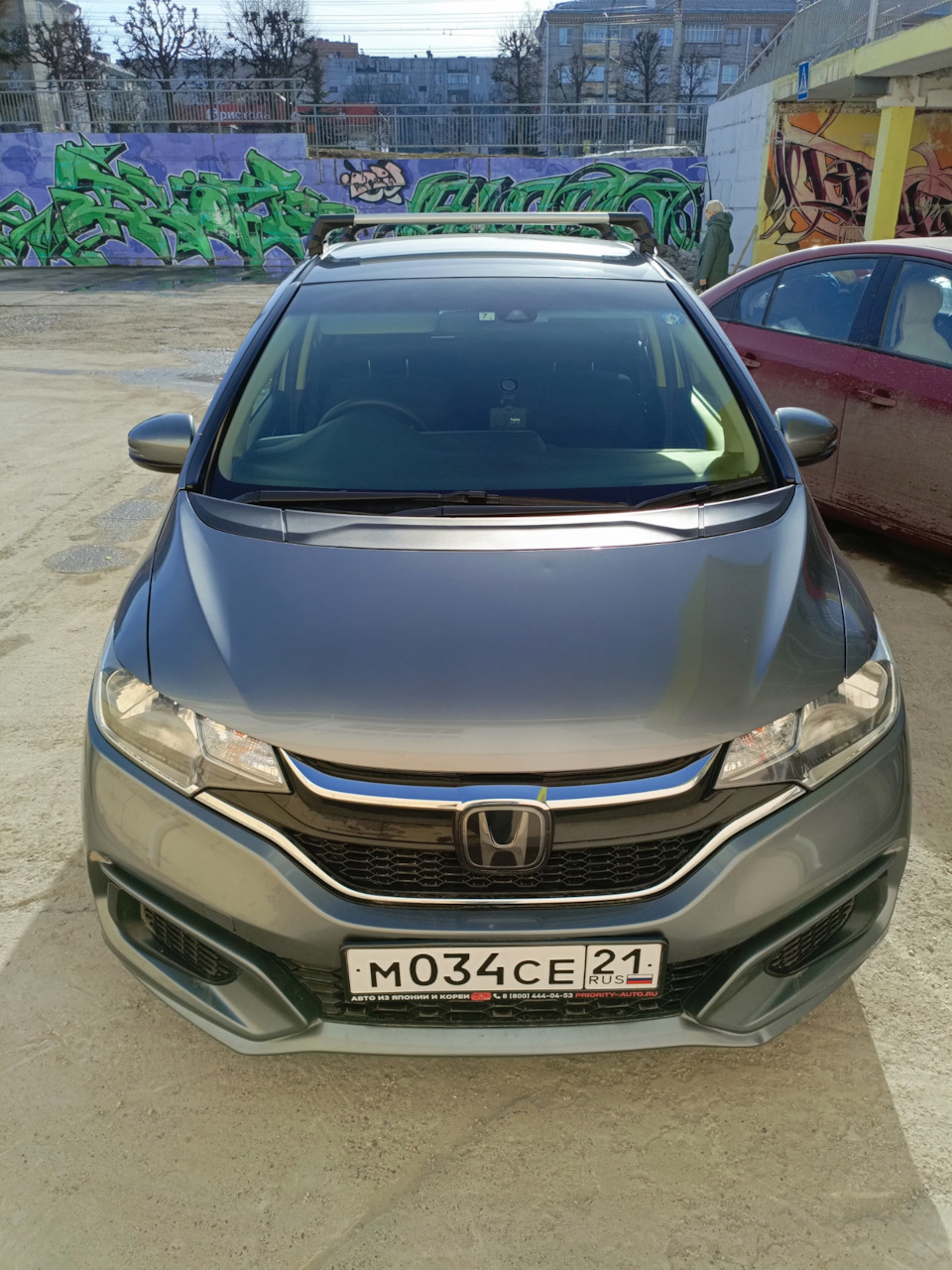 Багажник на крышу LUX CITY — Honda Fit (3G), 1,3 л, 2019 года | аксессуары  | DRIVE2