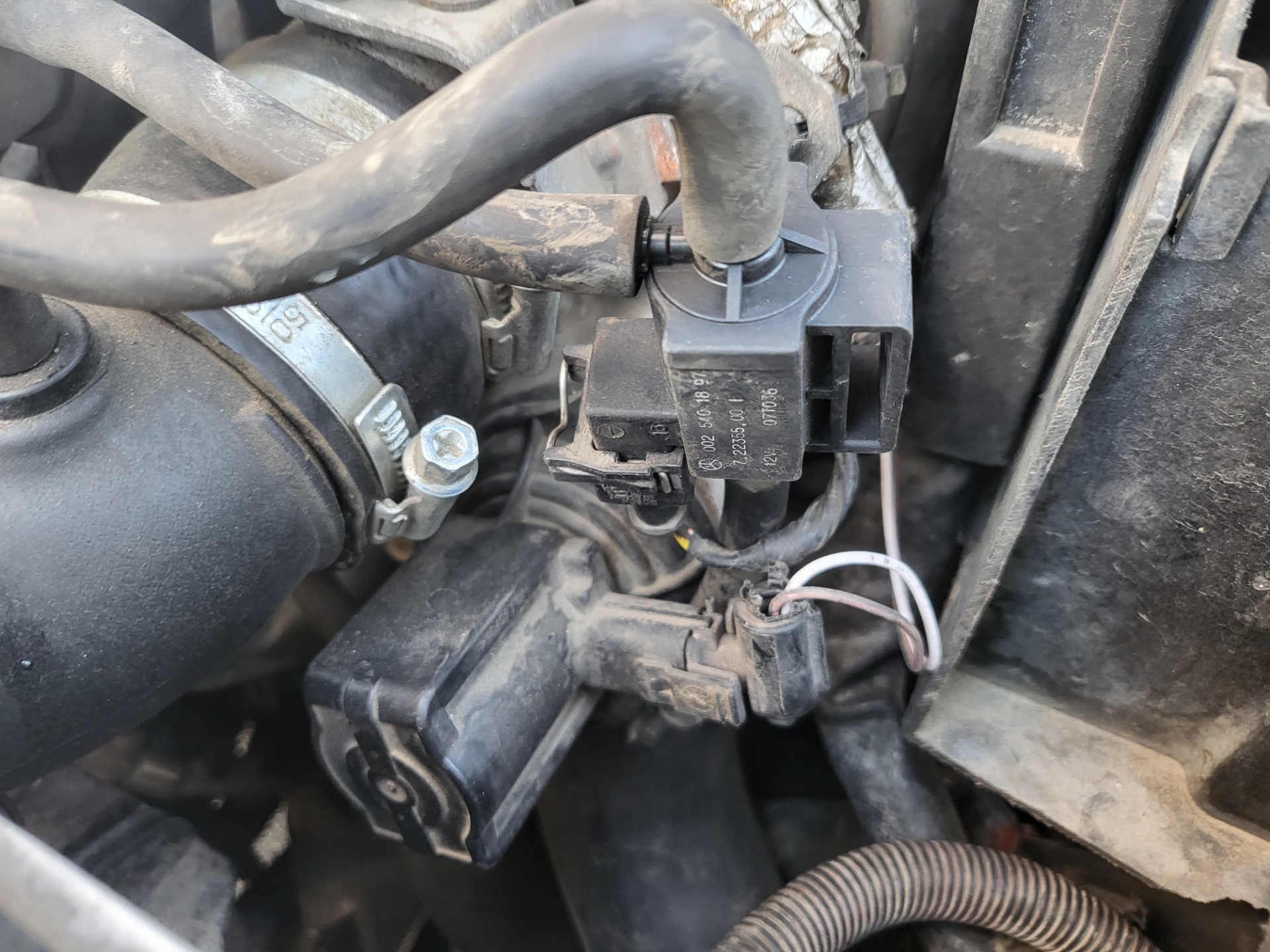Клапан Вестгейт и опора — Opel Vectra C, 2,8 л, 2006 года | визит на ...