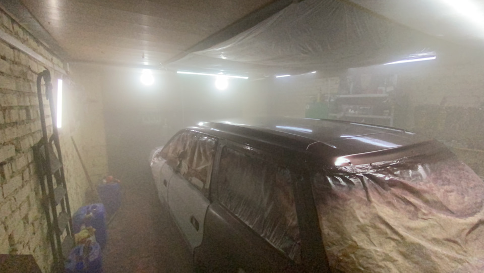 Первая моя окраска машины #3 — Subaru Outback (BH), 2,5 л, 1999 года ...