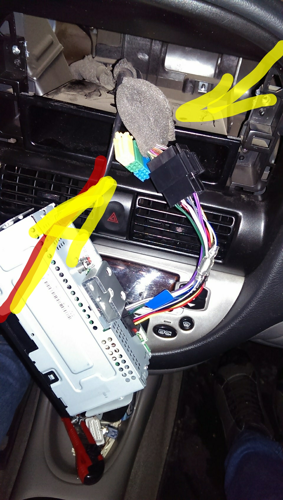 Chevrolet rezzo установка магнитолы