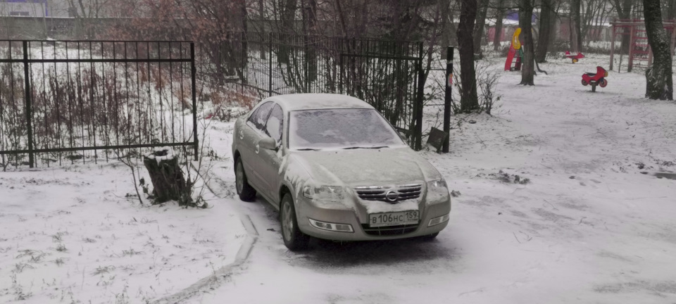 К зиме. Новые зимние дворники. — Nissan Almera Classic (B10), 1,6 л ...