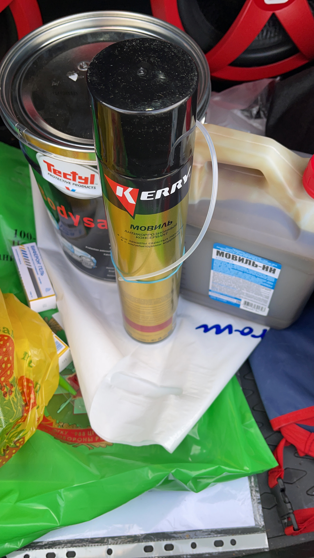 Антикоррозийное и антигравийное покрытие — Toyota Corolla (160), 2,4 л ...