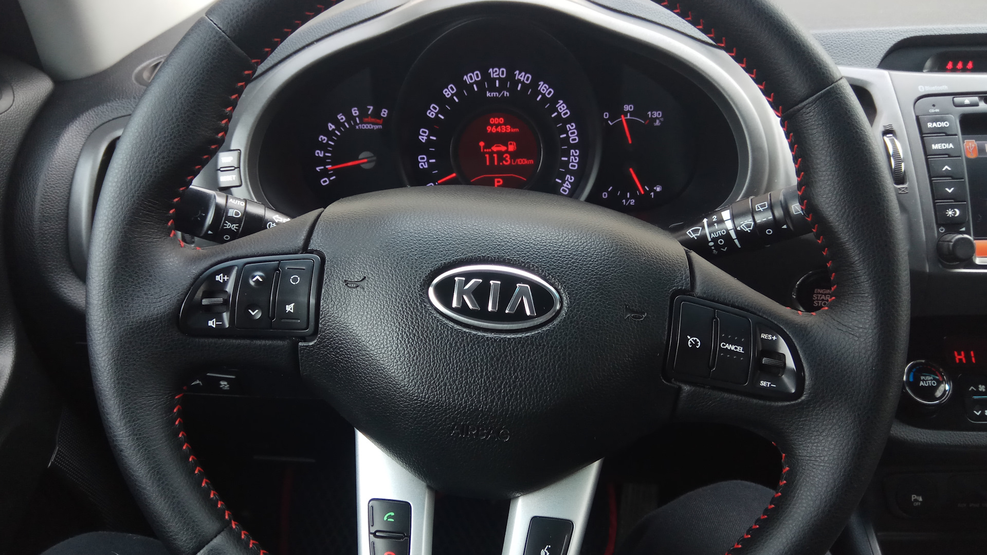 Перетяжка руля kia sportage 4