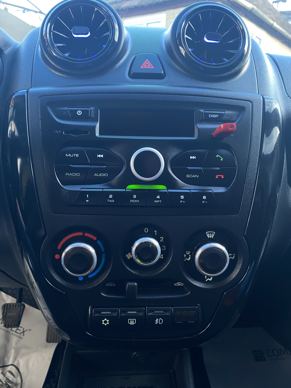 LED-блок отопителя. — Lada Гранта (1G), 1,6 л, 2014 года | тюнинг | DRIVE2