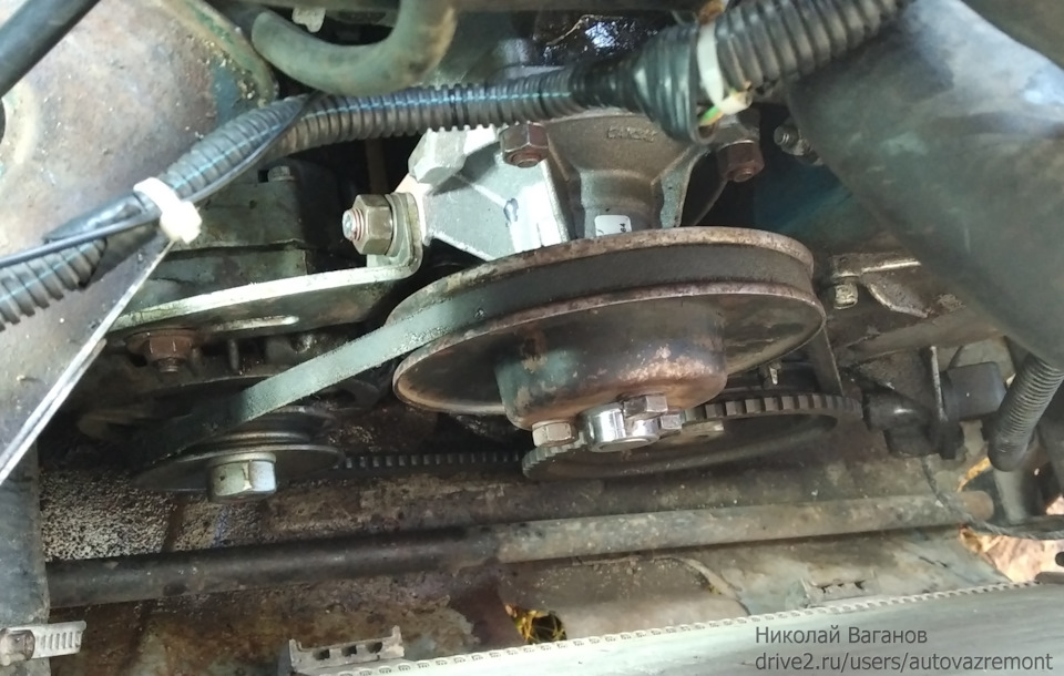 Замена помпы на ВАЗ-2107. ТЗА прошла 120 тыс.км — Lada 21074, 1,6 л ...