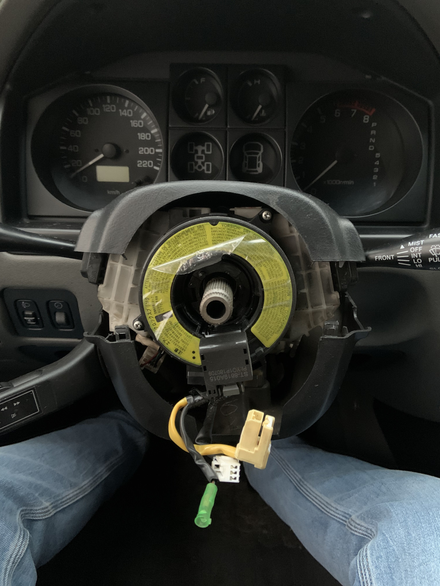 Шлейф подрулевой Паджеро 3 — Mitsubishi Pajero (3G), 3,5 л, 2006 года ...
