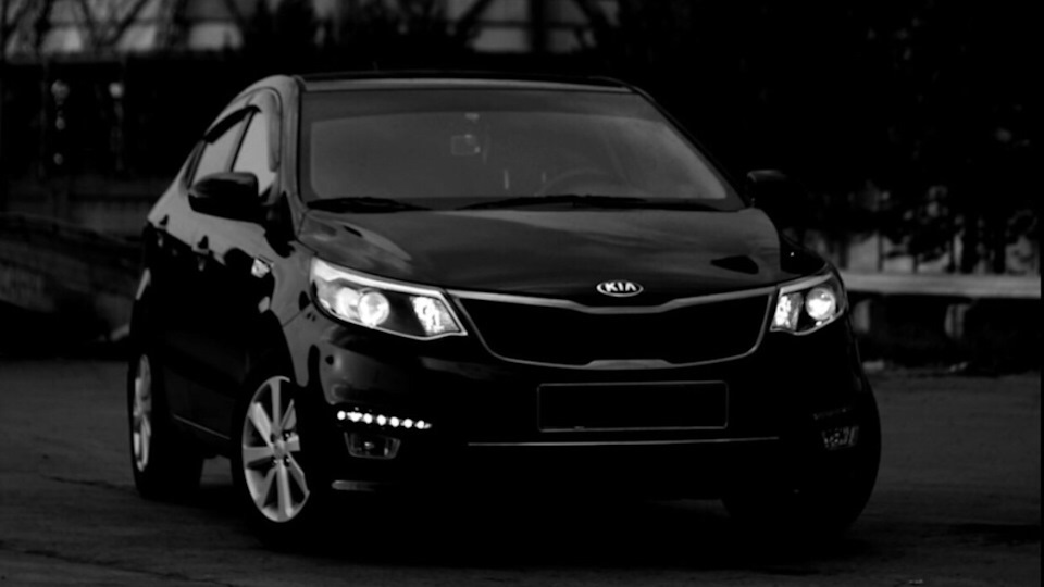 Kia Rio 2012 черная