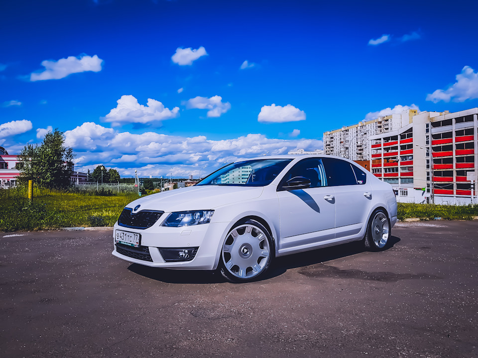 Випуха на выпуке — Skoda Octavia A7 Mk3, 1,8 л, 2013 года | тюнинг | DRIVE2