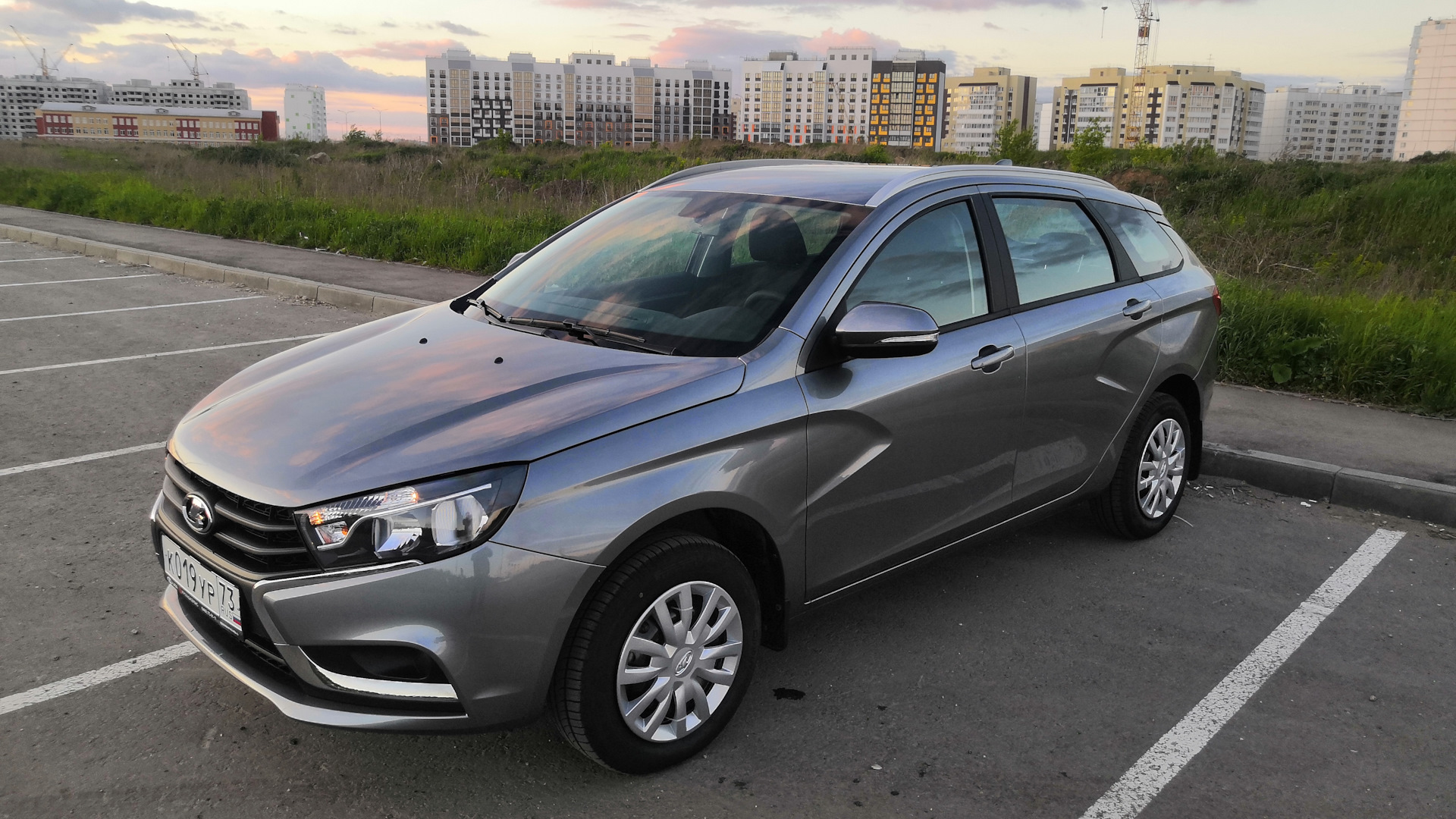 Lada Vesta SW 1.6 бензиновый 2019 | Серая Жемчужина на DRIVE2