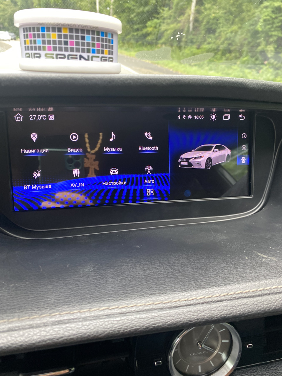 Монитор на Андроиде с функция CarPlay — Lexus ES 300h, 2,5 л, 2012 года |  автозвук | DRIVE2