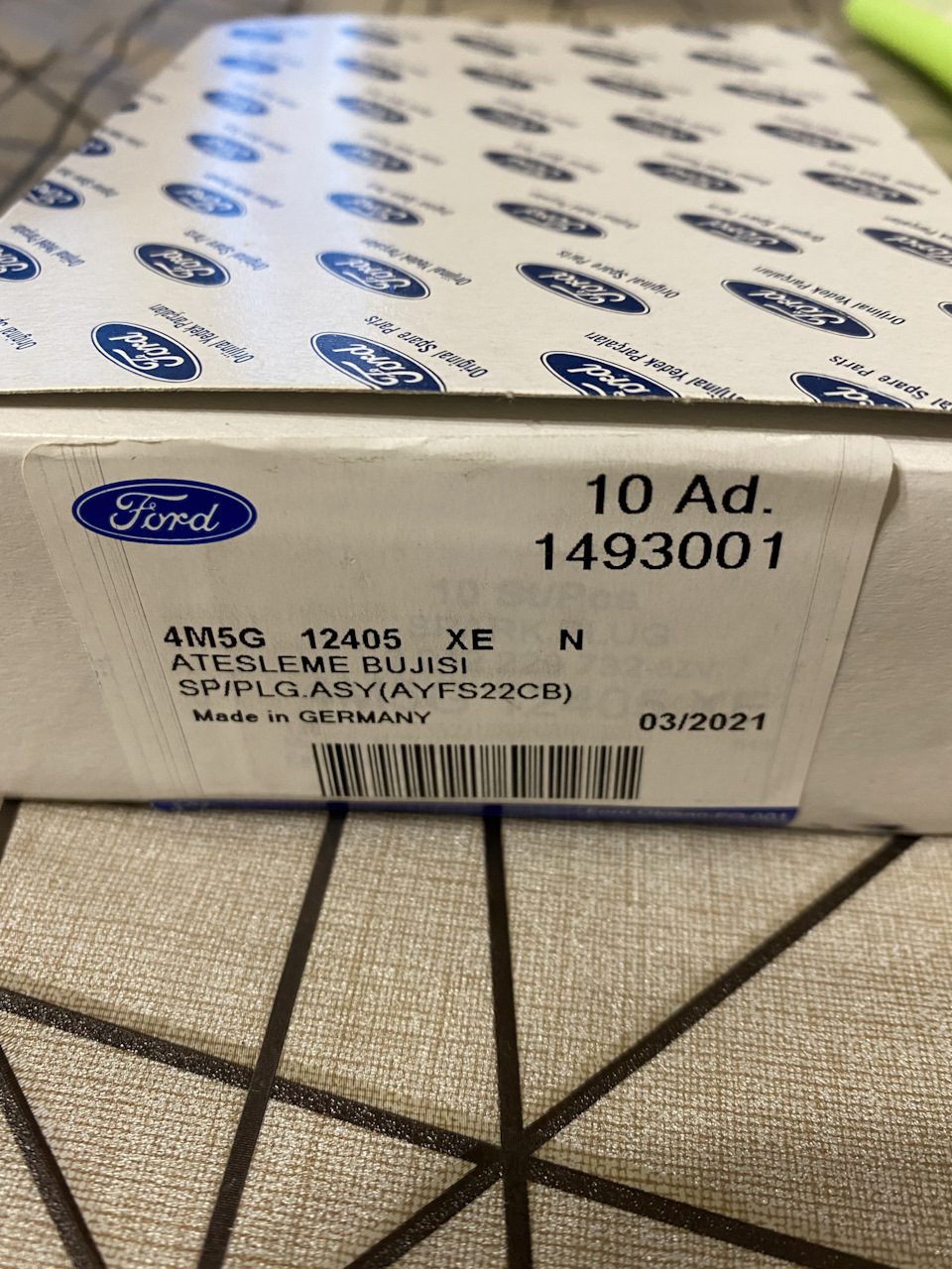 AYFS22CB Свечи зажигания Ford | Запчасти на DRIVE2