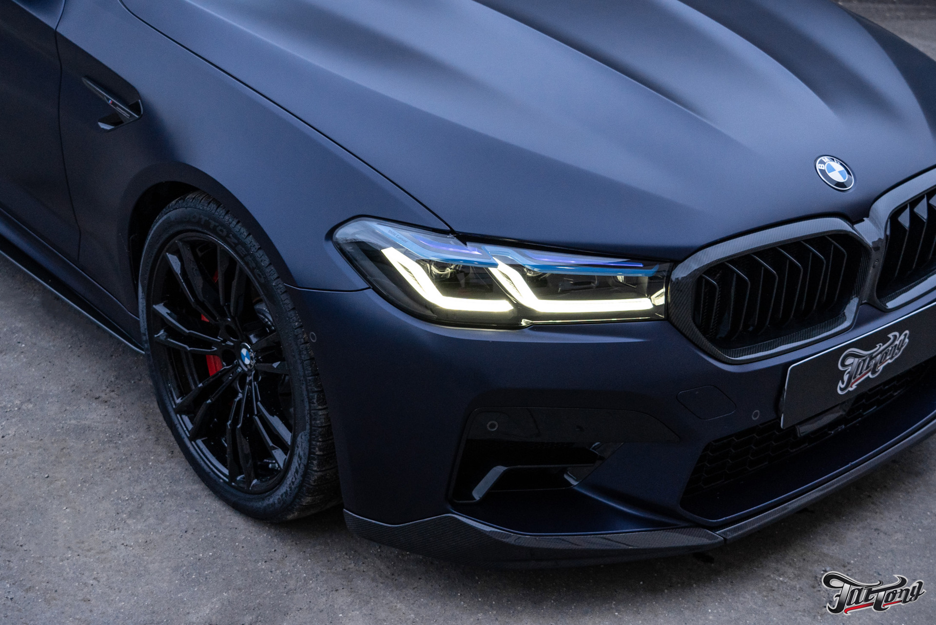 BMW m5 Black матовый