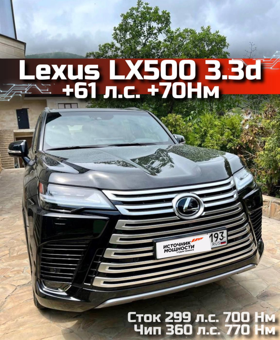 Большой и злой Lexus LX500 3.3D — Источник Мощности на DRIVE2