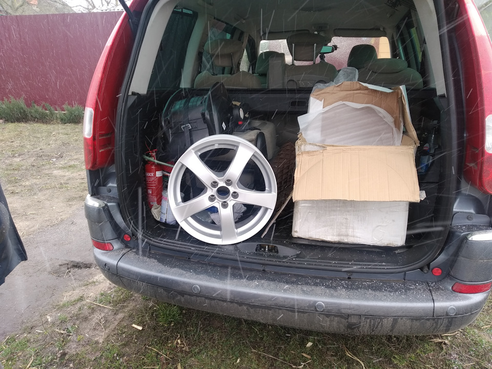 Купил диски на лето. И обулся. — Citroen C8, 2 л, 2008 года | колёсные ...