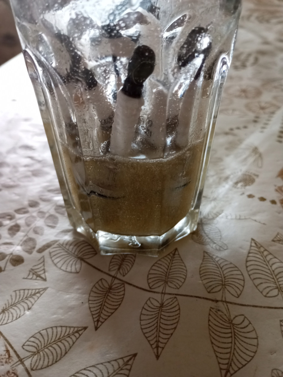 Процесс очистки уксус +сода — Toyota Corolla (120)