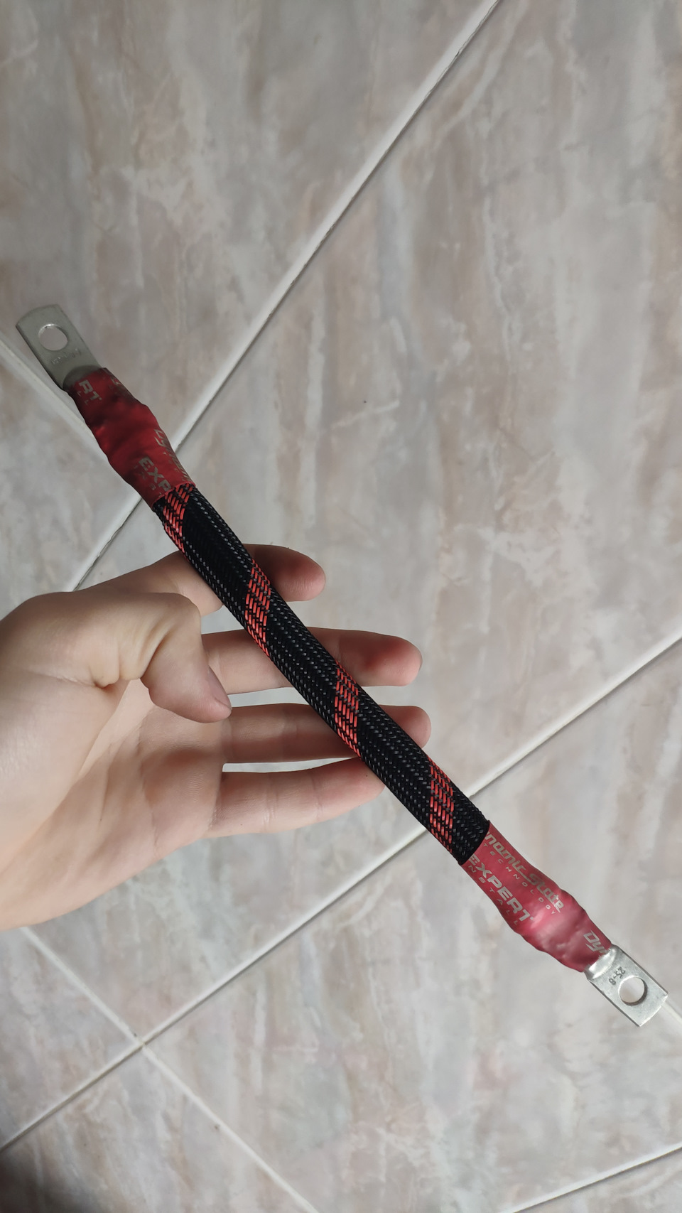 Заменил массу с аккумулятора на толстый провод! — LADA 2114, 1,5 л ...