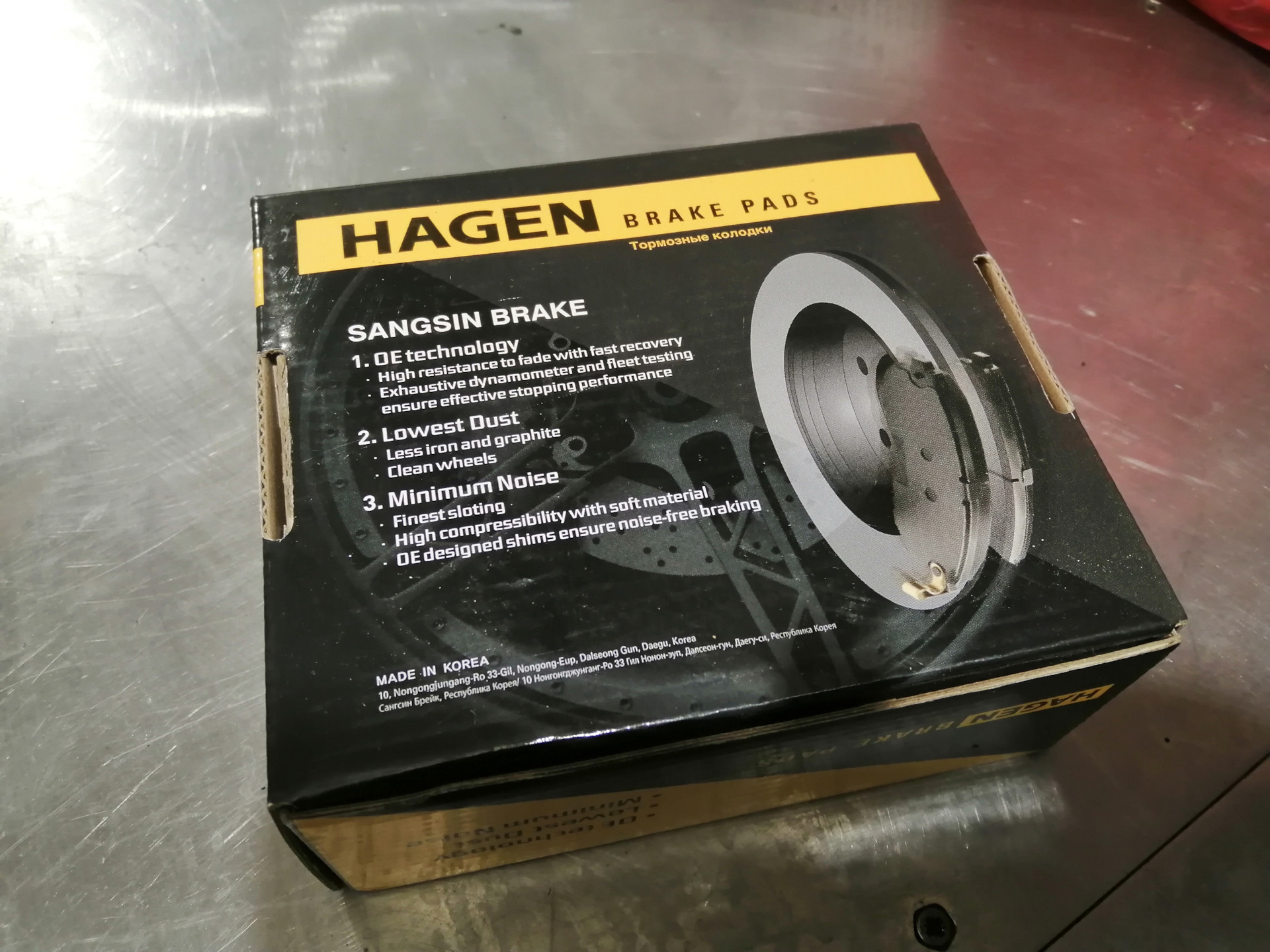 Обзор тормозных колодок SANGSIN серии HAGEN (Корея) — DRIVE2