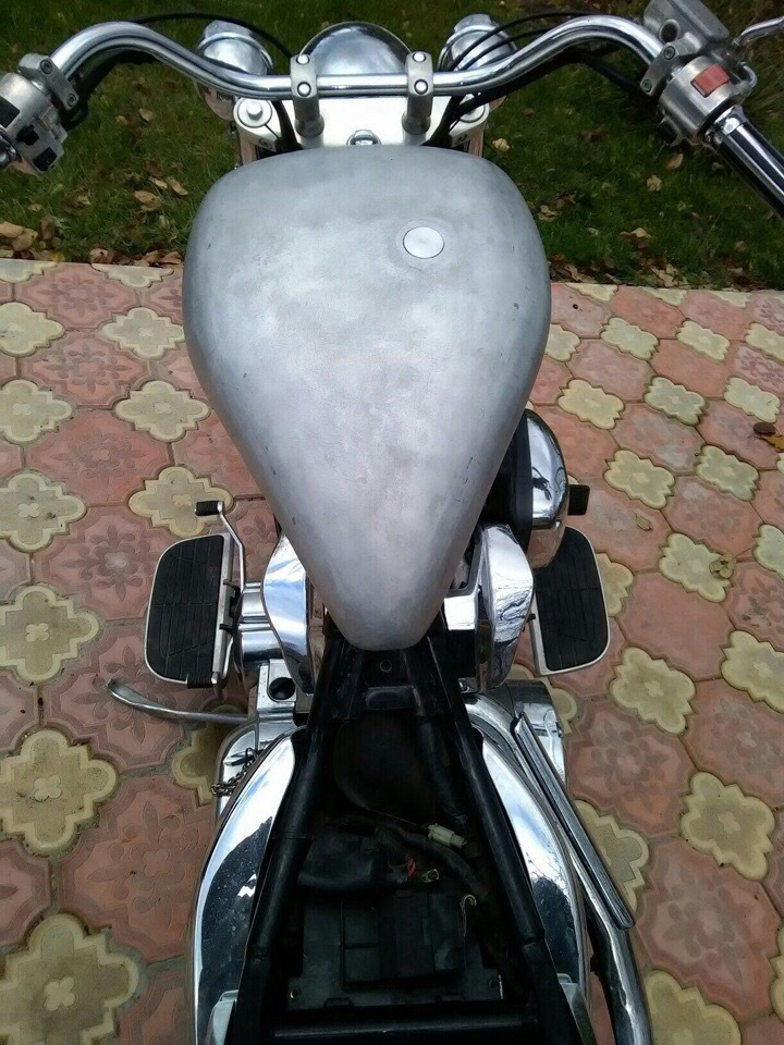 Бак из алюминия, примерка на VTX — DRIVE2