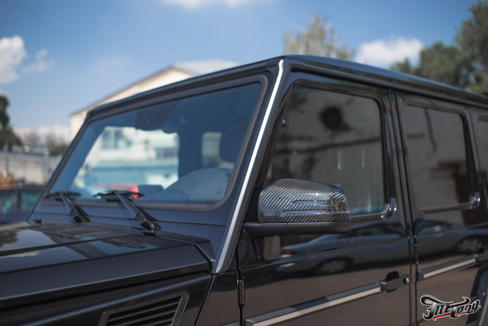 Mercedes G63. Ламинация зеркал карбоном под глянцевым лаком. — FatTony ...