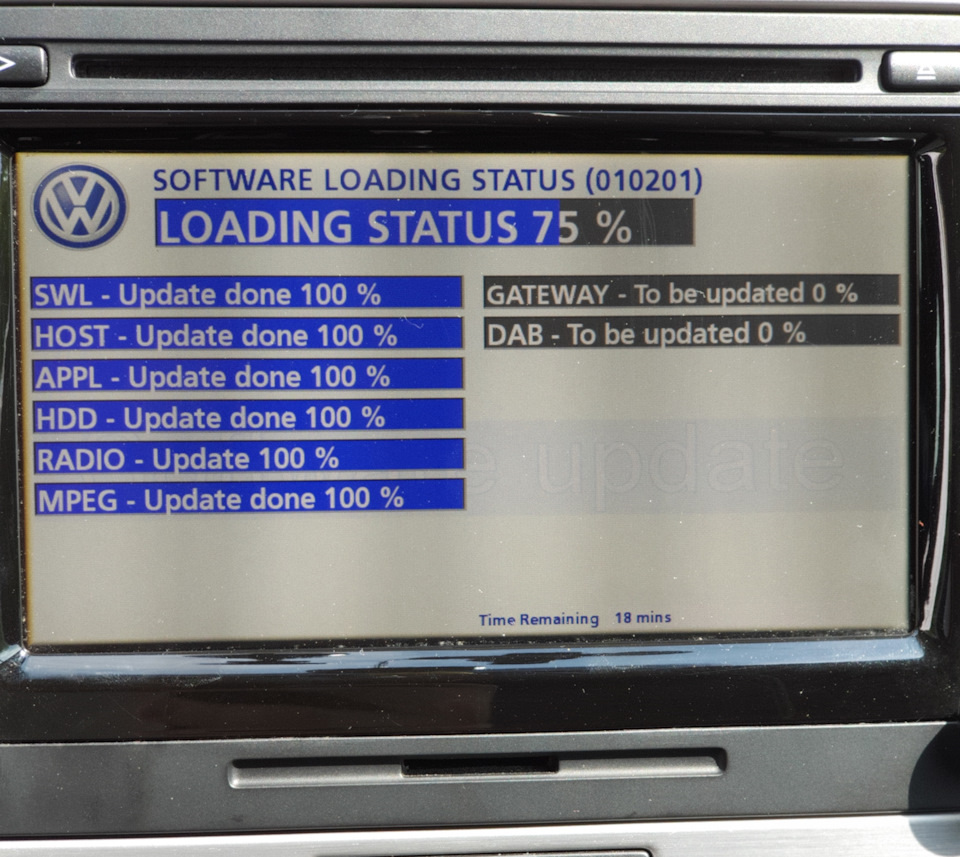 Запись 8. Обновление прошивки RNS-510 — Volkswagen Passat Variant (B7 ...