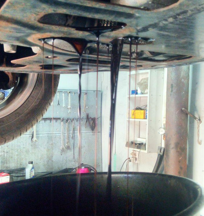 Замена минерального масла Волга Ойл 15w40 SG/CD на минеральное масло ...