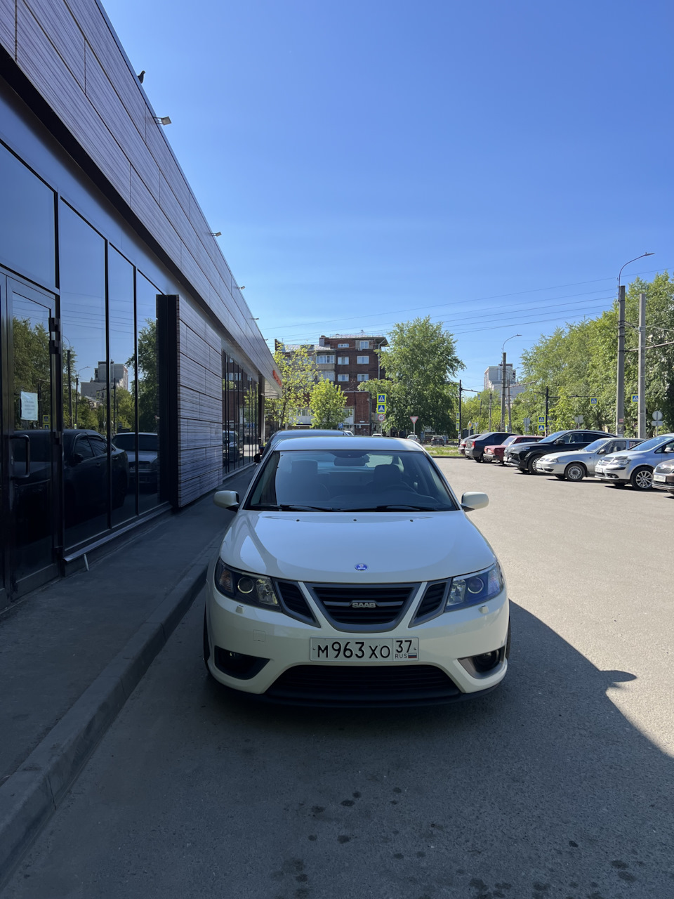 Снова тень, там лучше — Saab 9-3 (2G)