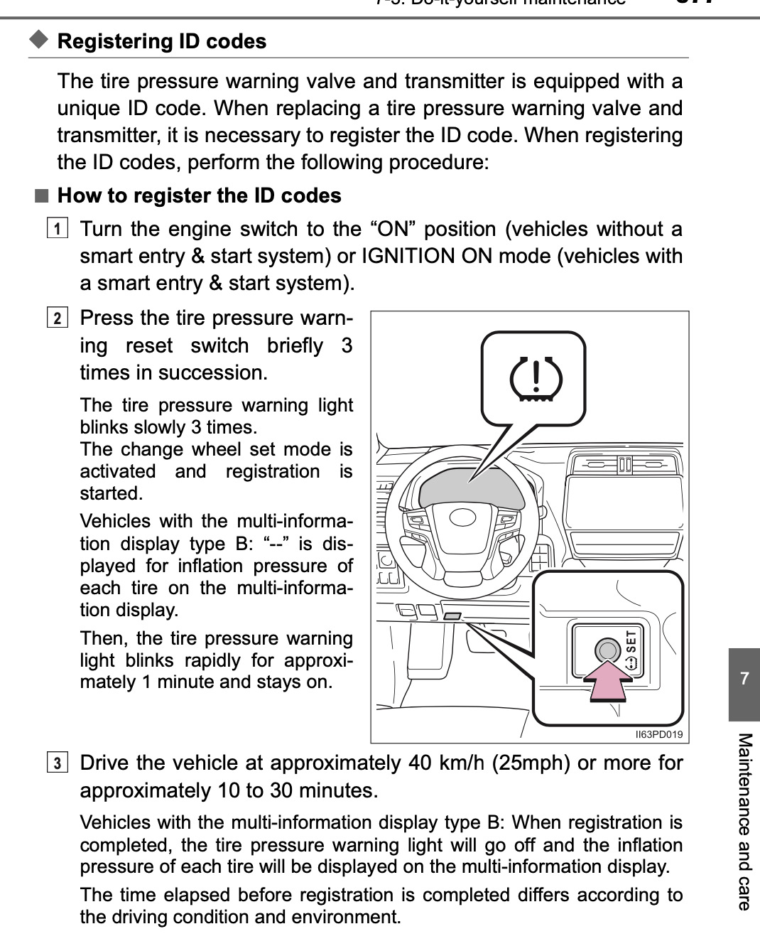 Тойота неисправность системы tpms