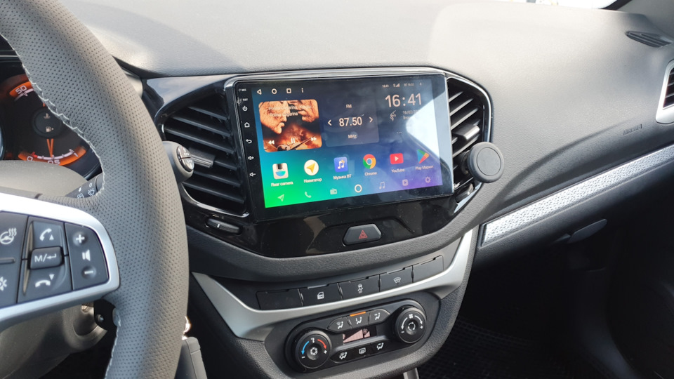 Замена ШГУ ( проще говоря экран вместо магнитолы) — Lada Vesta SW Cross ...