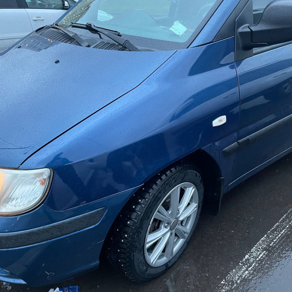 Левое крыло и др., мелочи кузовня — Hyundai Matrix, 1,6 л, 2008 года