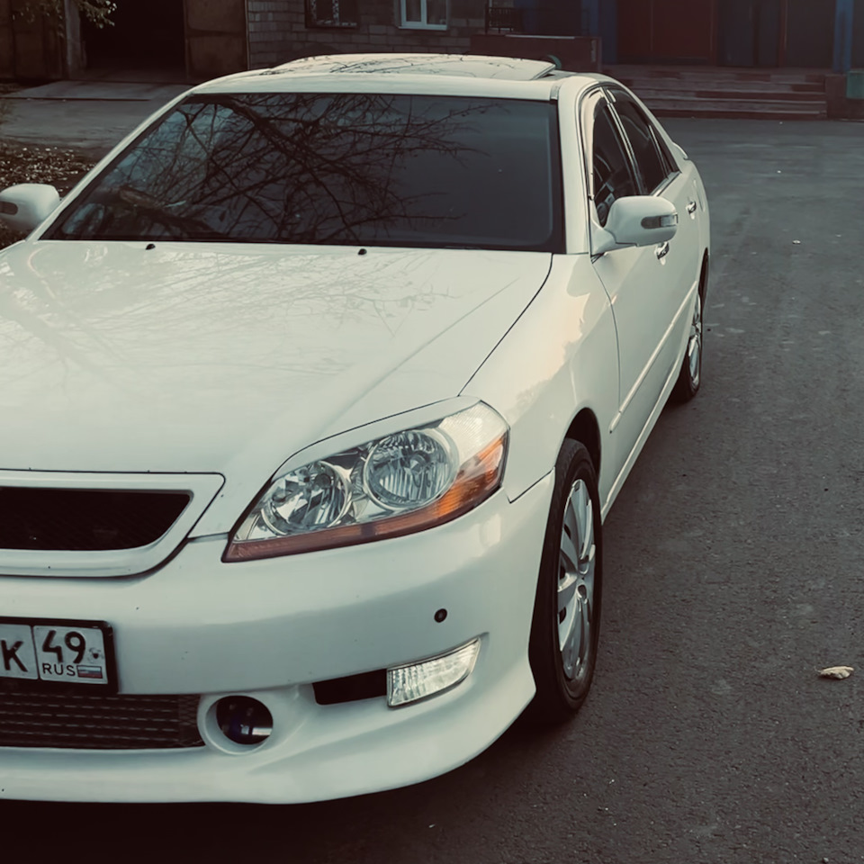 Панель приборов (бирюза). Пересвет салона. — Toyota Mark II (110), 2,5 л,  2000 года | стайлинг | DRIVE2