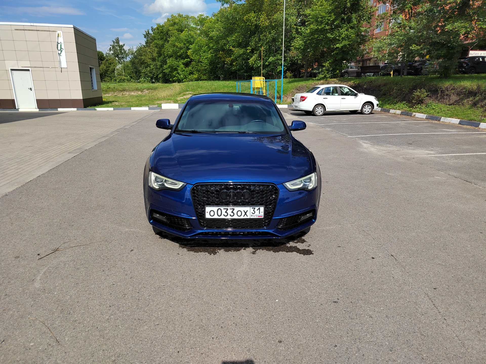 Audi a5 синяя