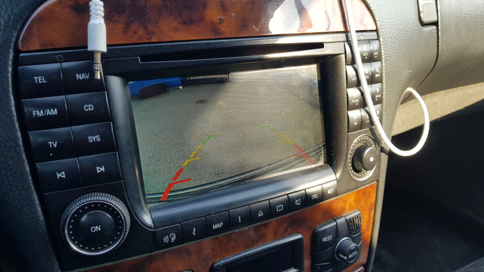 Камера заднего вида — Mercedes-Benz S-Class (W220), 5 л, 2002 года ...