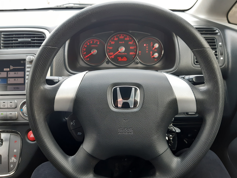 Как снять руль хонда стрим Аквапринт на руль - Honda Stream (RN), 1,7 л, 2005 года аксессуары DRIVE2