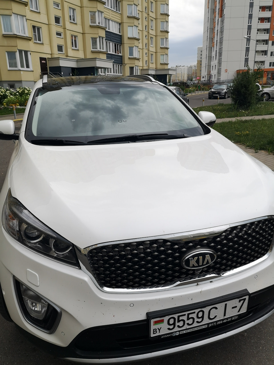 Замена лобового стекла по КАСКО — KIA Sorento (3G), 2,2 л, 2016 года ...