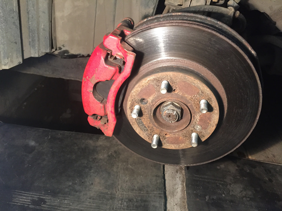 состояние старых дисков — Honda Civic Hatchback (8G)