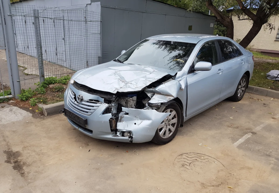 Тойота Камри V40. Кузовной ремонт после ДТП — Moskuzov на DRIVE2