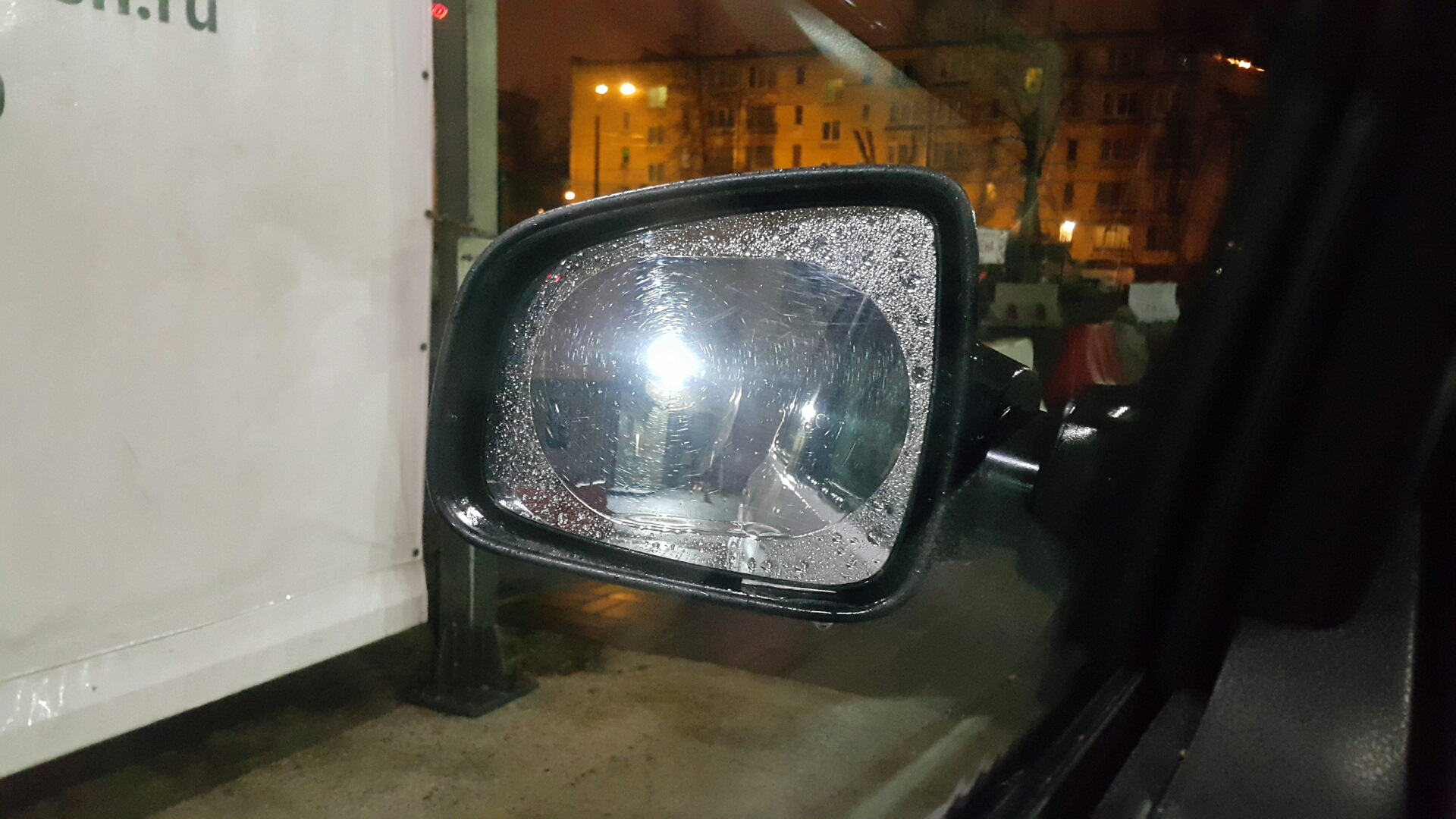 Пленка антидождь на зеркало — Renault Logan (2G), 1,6 л, 2014 года ...