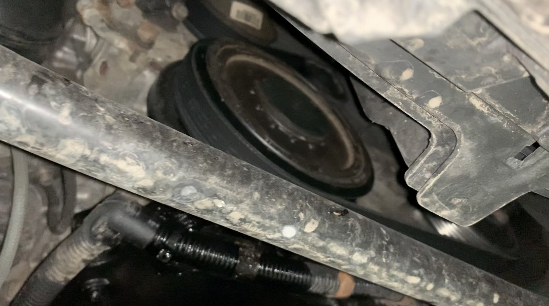 N57 40d. Замена демпфера крутильных колебаний (шкив коленвала) — BMW X6 ...