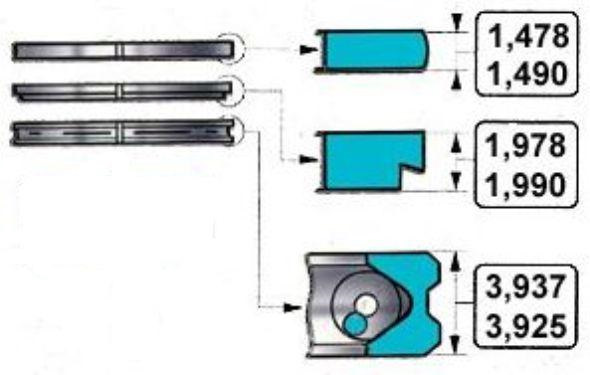 Установка колец на поршень ваз 2106 схема
