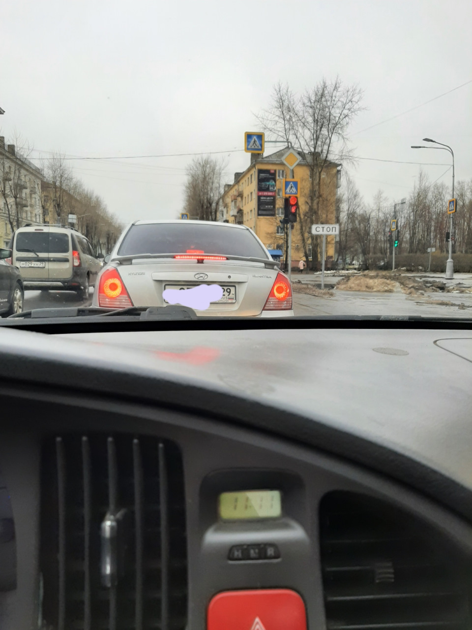 Задние фары — Hyundai Elantra (3G), 1,6 л, 2004 года | стайлинг | DRIVE2