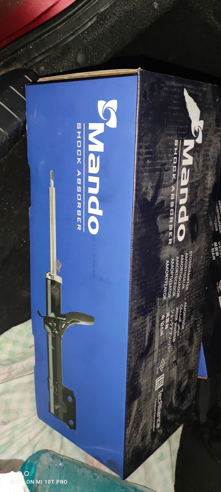 Новые стойки Mando — Hyundai Elantra (6G), 2 л, 2017 года | запчасти ...