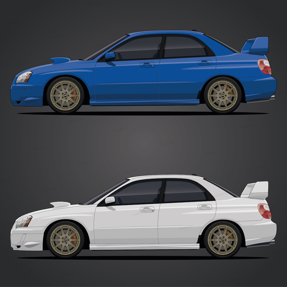 Рисунок Subaru impreza wrx sti — DRIVE2