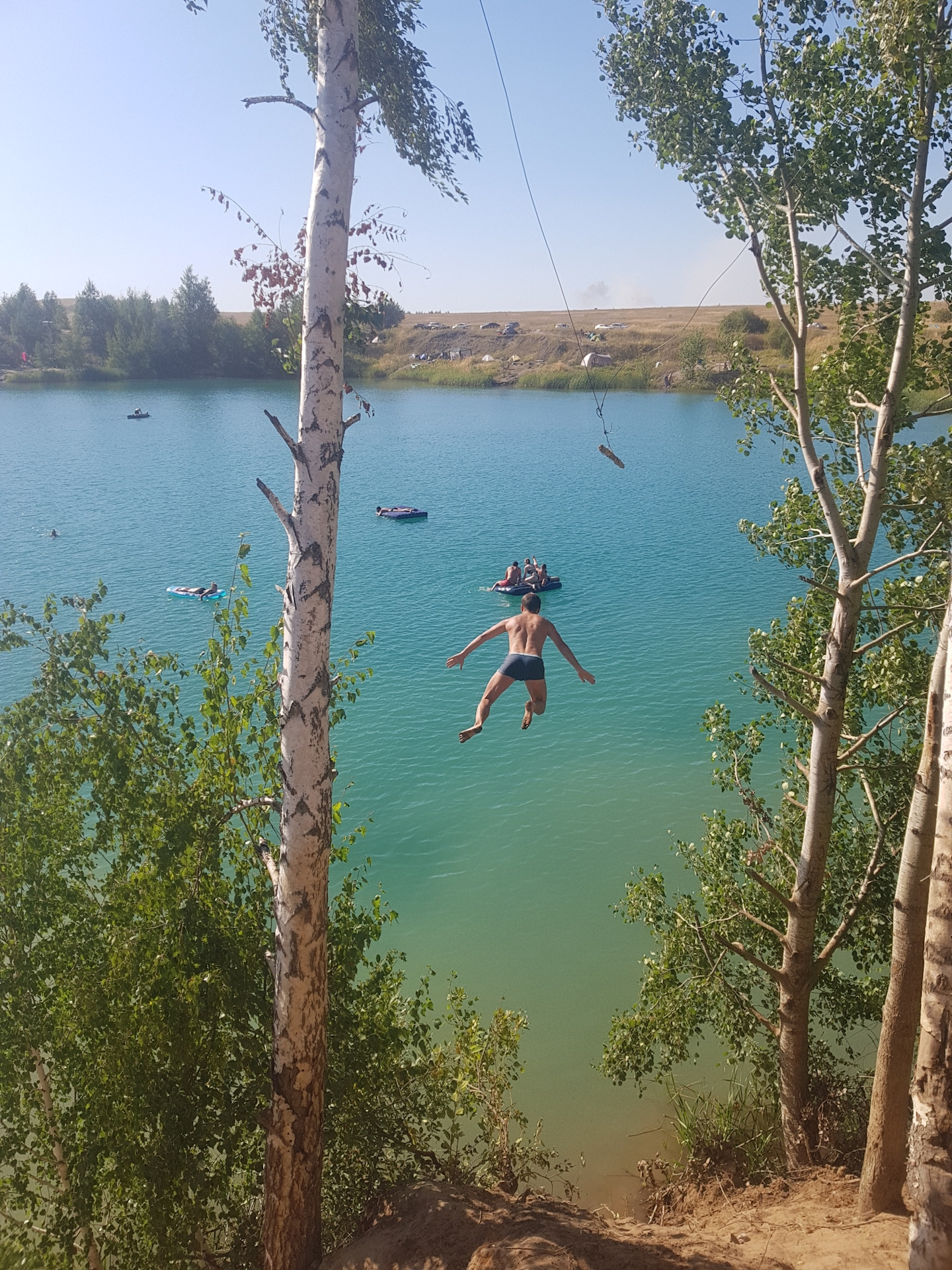 голубые озера тульская область отдых