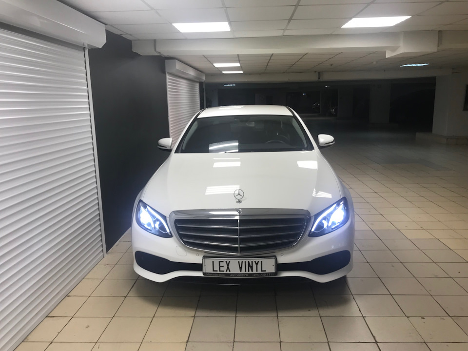 Mercedes E200 (W213) — антигравийная защита полиуретаном — LEX VINYL на ...